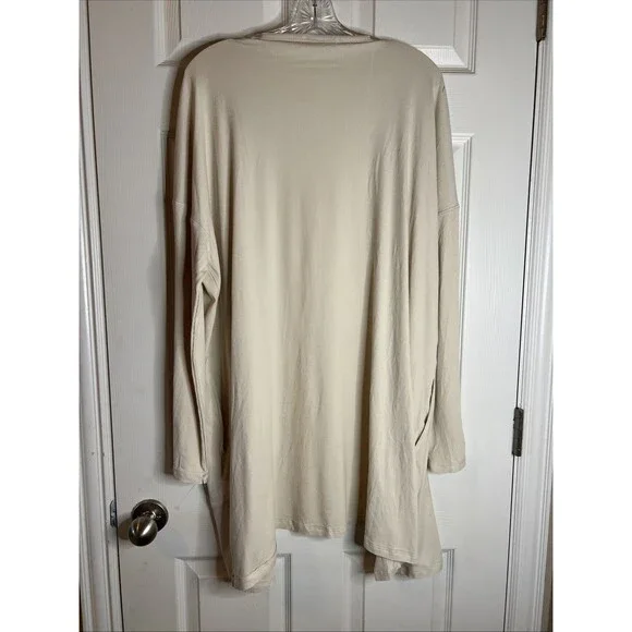 NWOT Intimately Free People‎ Cozy Does It Sleep Cream Cardigan Size Large - Picture 4 of 10